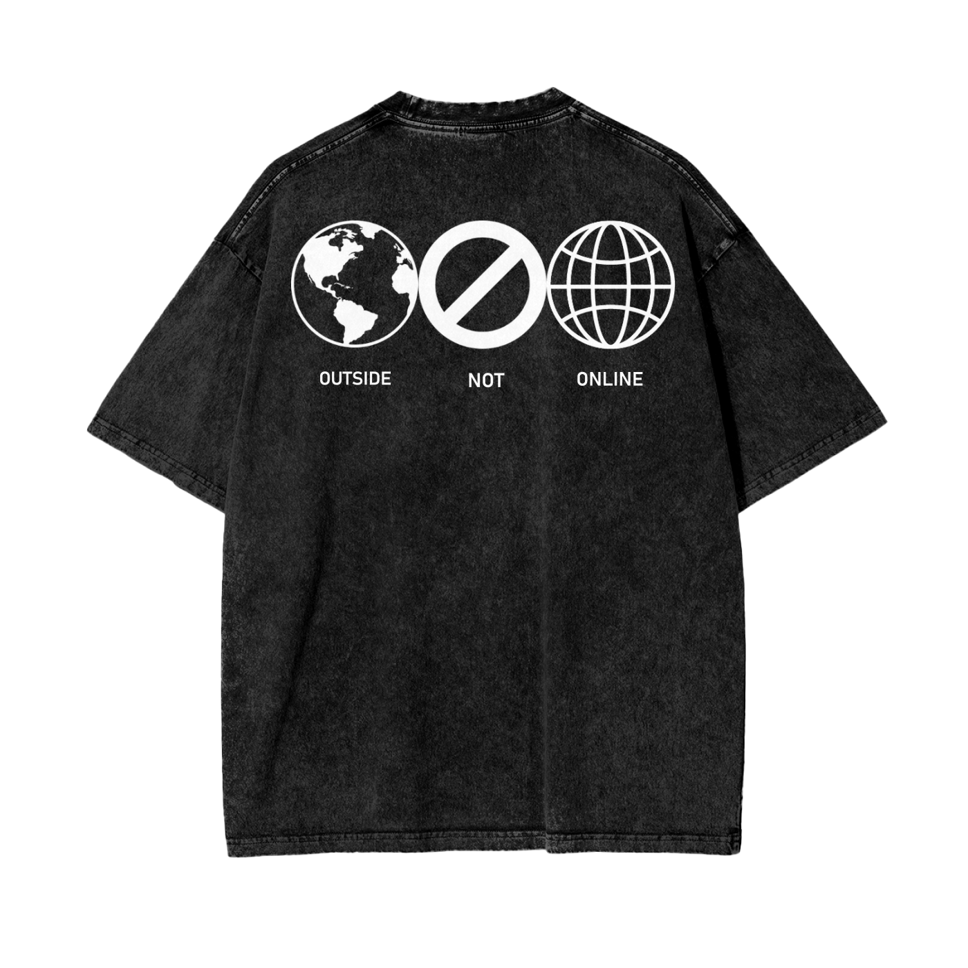 Outside Not Online Oversize T-Shirt